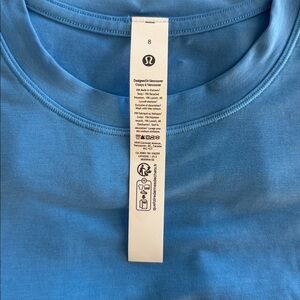Lululemon POOL PARTY blue  Muscle Tee Jersey Tank Top
NWOT